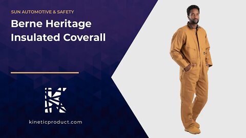 SUN AUTOMOTIVE & SAFETY Berne Heritage Insulated Coverall