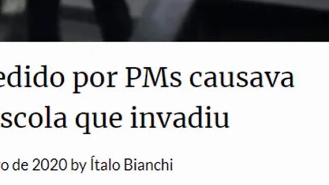 REDE GLOBO MENTIU : Suposto “aluno” agredido por PMs causava transtornos na escola que invadiu