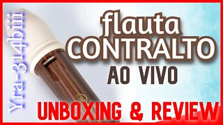 FLAUTA CONTRALTO - UNBOXING & REVIEW - Yra-314biii