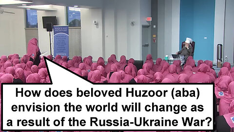 How does beloved Huzoor (aba) envision the world will change as a result of the Russia Ukraine War?