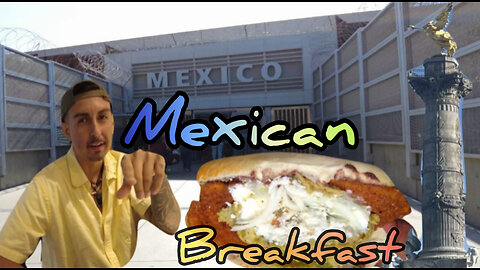 Vlog #017 Mexican Street Breakfast Sold Out by 12pm || Mexico City || TORTA Chilaquile