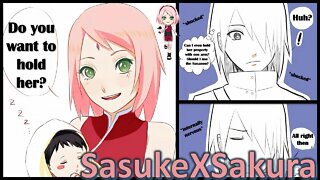 Our Baby Sarada - Sakura and Sasuke [SasuSaku] Doujinshi [English] [HD]