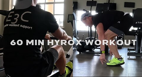 HYROX Sim Workout | 5k running, 6 stations