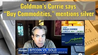 Goldman’s Currie says “Buy Commodities,” mentions silver