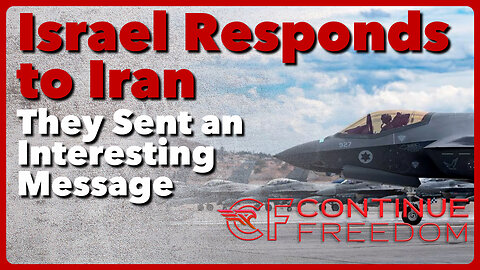 Israel Responds to Iran