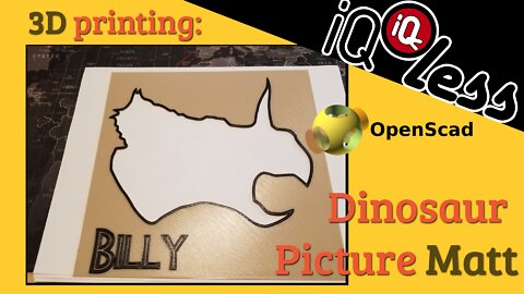 3D Printing: Creating!!! OpenScad Dinosaur Fridge Magnet