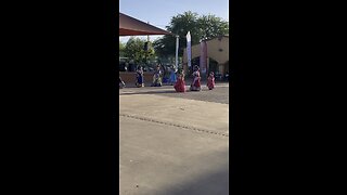 Kids performing a Mexican dance at community events