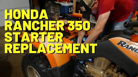 #180 How To Replace Starter on a Honda Rancher 350