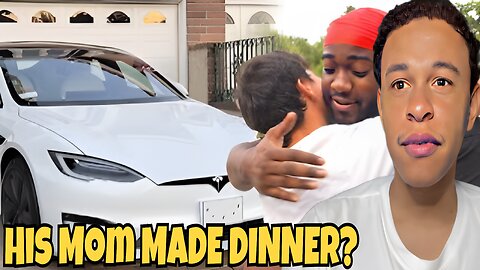 Terry Simmons Reacts To Jidion Gives a 15 Year Old A Tesla! *Has Dinner With His Family*