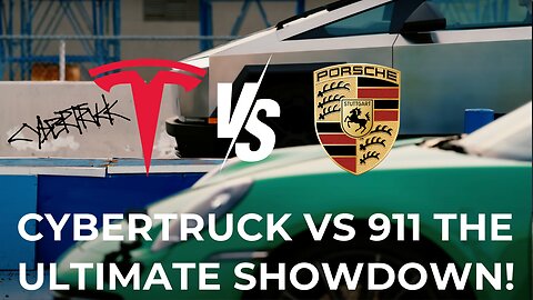 Can a Tesla Cybertruck Towing a Porsche 911 Really Beat a 911? The Ultimate Test!