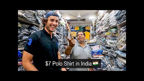 Bargaining for $7 Polo Shirt in India 🇮🇳