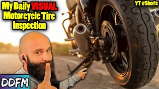 How To Quickly Inspect Your Motorcycle Tires #Shorts