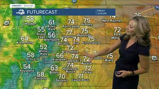 Much warmer across Colorado for the weekend