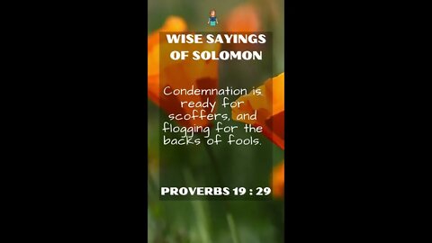 Proverbs 19:29 | NRSV Bible - Wise Sayings of Solomon