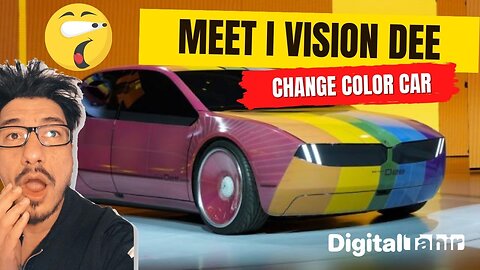 Meet I Vision Dee, BMW ‘s Brilliant Concept Car That Can Change Colors In Seconds