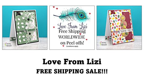 FREE SHIPPING Peel Off Special | Love From Lizi | LIMITED TIME OFFER