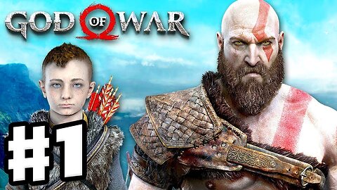 GOD OF WAR Walkthrough Gameplay Part 1 - INTRO (God of War 4) #Godofwar #PS4pro #Gameplay #1080p