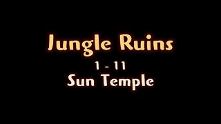 Frogger and the Rumbling Ruins-Jungle Ruins 1-11 Sun Temple