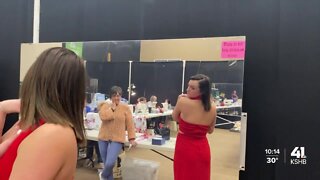 Teens find excitement, return to normalcy between racks of free prom dresses