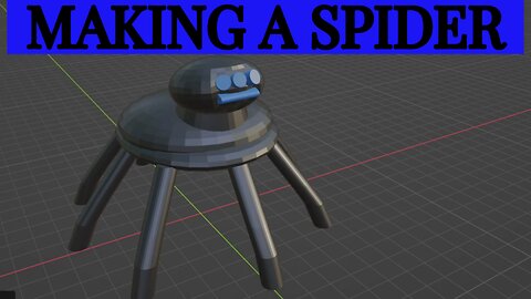 How I made this SPIDER in blender