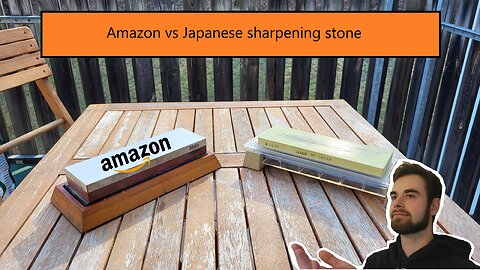 Amazon vs Japanese sharpening stone