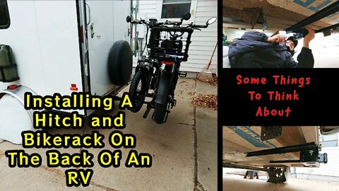 Cargo Trailer, RV - Bike Rack Installation