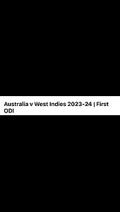 Australia vs West Indies 2023-24