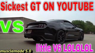 Wicked Sick 5.0 VS Wimpy 4.0 V6 Mustang EXHAUST VS EXHAUST BATTLE