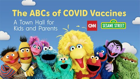 Disturbing - Sesame Street with American TV network CNN telling kids to get the COVID19 vaccines.