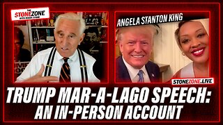 Roger Stone and Angela Stanton King Describes the Scene At Trump's Post-Arrest Mar-a-Lago Speech