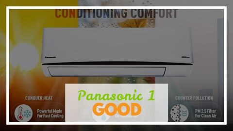 Panasonic 1 Ton 3 Star Inverter Split Air Conditioner (Copper, PM 2.5 Air Purification, 2022 Mo...