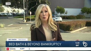 Kimberly Hunt speaks with locals about Bed Bath & Beyond bankruptcy