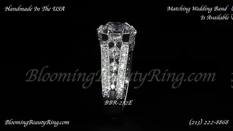 BBR-272E Engagement Ring By Blooming Beauty Ring Company