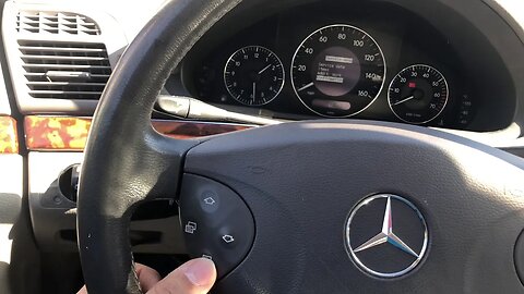 Mercedes E320 Service Message reset