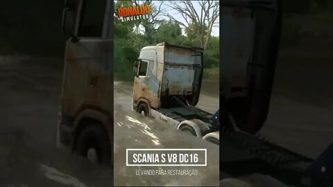 Scania S DC16 V8 #shorts #shortsyoutube #ronaldosimulator