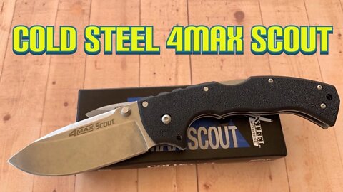 Cold Steel 4-Max Scout & comparison to 4-Max /AD10 & AD15 Who’s the winner ?