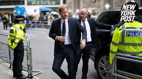Prince Harry arrives at London court to win back UK police protection