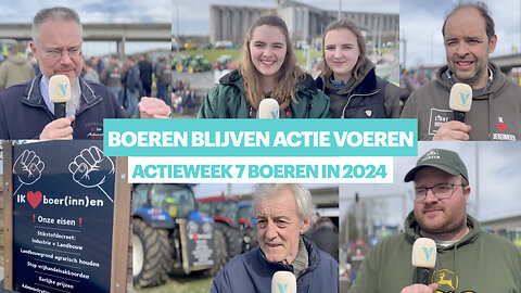 V-Media In de kijker: Actieweek 7 #boereninactie 🇧🇪 Haven Gent 14 maart 2024.
