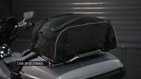 Collapsible Tour-Pak Rack Bag | Onyx Premium Luggage