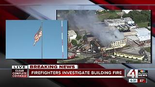 3-alarm fire engulfs business near downtown KC