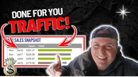Turn $0 Into $300+ USING DONE-FOR-YOU Traffic Source! | How To Make Money Online 2022