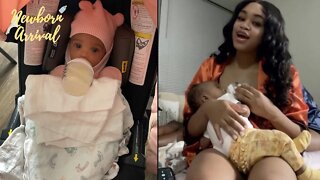 Kodak Black & Daijanae's Daughter Izzy Is The Cutest With Her Bottle! 🍼