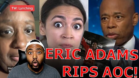 Eric Adams RIPS AOC For Crying Murder Over Jordan Neely As CNN Calls Him Out For Crying RACISM!