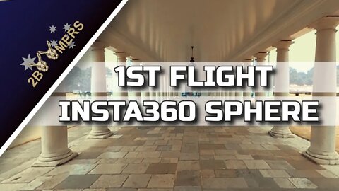 FIRST FLIGHT INSTA360 SPHERE - 22 JULY 2022 #djiair2s #insta360sphere