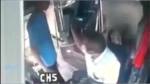 Man Attacks Bus Driver then Instantly Regrets it