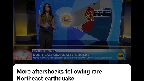 More aftershock following rare Northeast earthquake
