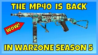 this *TOP SECRET* MP40 is OVERPOWERED 😲 (Best MP40 Warzone Loadout)