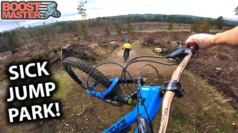 HITTING THE BIG SET! Riding the Jump Park and 'SST' at Galbraith Mtn | Jordan Boostmaster