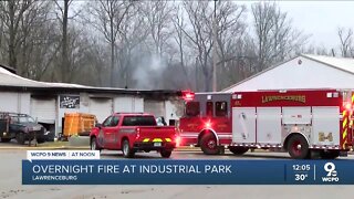 Fire at Lawrenceburg industrial park