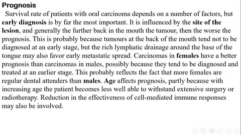 Oral pathology L16 part2 (Oral Epithelial Tumours)